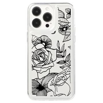 iPhone 15 Pro Fashion TPU Cover - Rose omrids