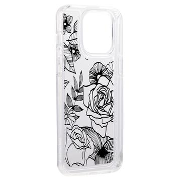 iPhone 15 Pro Fashion TPU Cover - Rose omrids