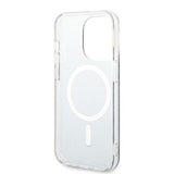 iPhone 15 Pro Guess IML 4G-etui - MagSafe-kompatibel - sort