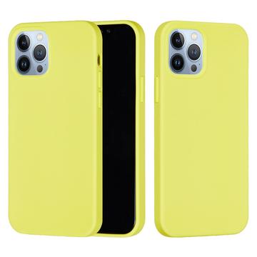 iPhone 15 Pro Liquid Silicone Cover - Gul
