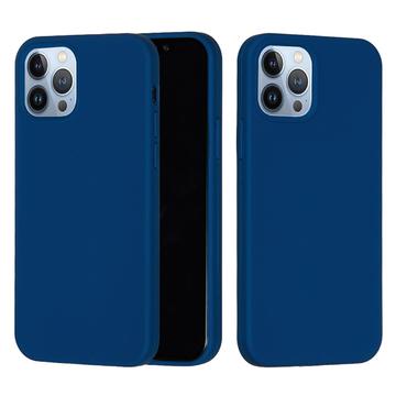 iPhone 15 Pro Liquid Silicone Cover - Blå