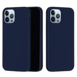 iPhone 15 Pro Liquid Silicone Cover - Mørkeblå