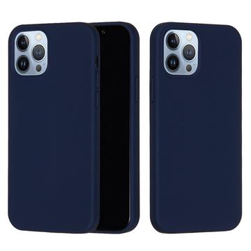 iPhone 15 Pro Liquid Silicone Cover - Mørkeblå