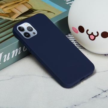 iPhone 15 Pro Liquid Silicone Cover - Mørkeblå