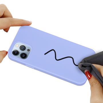 iPhone 15 Pro Liquid Silicone Cover - Lilla