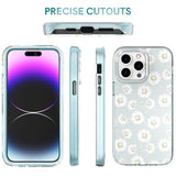 iPhone 15 Pro Max Ahastyle WE13 360 Beskyttelse Hybrid Cover - Tusindfryd