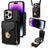 iPhone 15 Pro Max Alt-i-et cover med pung og rem - Sort