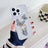 iPhone 15 Pro Max Sommerfugl TPU Cover med ringholder - sort