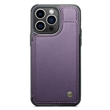 iPhone 15 Pro Max Caseme C22-etui RFID-kortpung - lilla