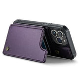 iPhone 15 Pro Max Caseme C22-etui RFID-kortpung - lilla