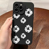 iPhone 15 Pro Max TPU-cover med bomuldskrans - sort