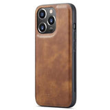 iPhone 15 Pro Max DG.Ming Læderpung med Aftageligt Cover - Brun