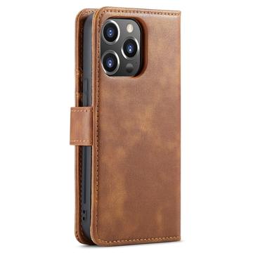 iPhone 15 Pro Max DG.Ming Læderpung med Aftageligt Cover - Brun
