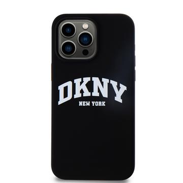 iPhone 15 Pro Max DKNY Liquid Silicone Arch Logo Cover - MagSafe-kompatibel - Sort