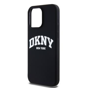 iPhone 15 Pro Max DKNY Liquid Silicone Arch Logo Cover - MagSafe-kompatibel - Sort