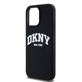 iPhone 15 Pro Max DKNY Liquid Silicone Arch Logo Cover - MagSafe-kompatibel - Sort