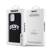 iPhone 15 Pro Max DKNY Liquid Silicone Arch Logo Cover - MagSafe-kompatibel - Sort