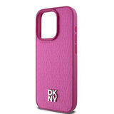 iPhone 15 Pro Max DKNY Repeat Pattern Stack Logo Cover - MagSafe-kompatibel - Pink