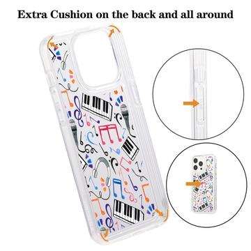 iPhone 15 Pro Max Fashion TPU Cover - musikalske noter