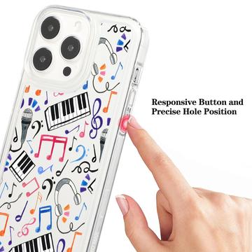 iPhone 15 Pro Max Fashion TPU Cover - musikalske noter