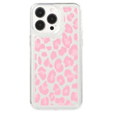 iPhone 15 Pro Max Fashion TPU Cover - Pink Leopard