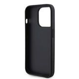 iPhone 15 Pro Max Ferrari Carbon Grip Stativ Cover - Sort