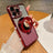 iPhone 15 Pro Max Glam Magnetisk Hybrid Cover m. Spejl - rød