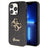 iPhone 15 Pro Max Guess Fixed Glitter 4G Metal Logo Cover - Sort