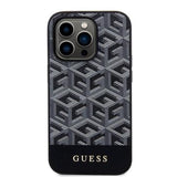 iPhone 15 Pro Max Guess G Cube Mag-etui - sort