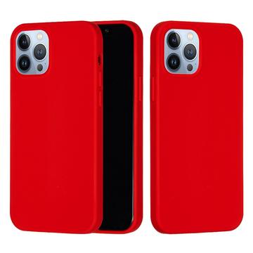 iPhone 15 Pro Max Liquid Silicone Cover - Rød