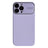 iPhone 15 Pro Max Flydende Silikoneetui med Linseglasbeskyttelse - Lilla