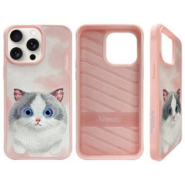 iPhone 15 Pro Max Nimmy Friends Big Eyed Pet 2.0 katte cover - Pink