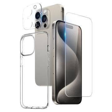 iPhone 15 Pro Max Northjo 3-i-1 Beskyttelsessæt