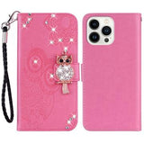 iPhone 15 Pro Max Ugle Rhinsten Pung - Hot Pink