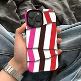 iPhone 15 Pro Max Striber aftageligt 2-i-1 hybrid cover - farverigt