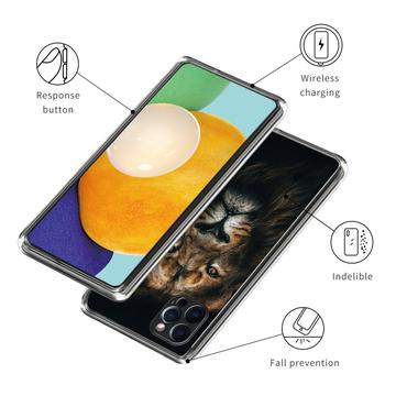 iPhone 15 Pro Max Stilfuld Ultra-Slim TPU Cover - Lion