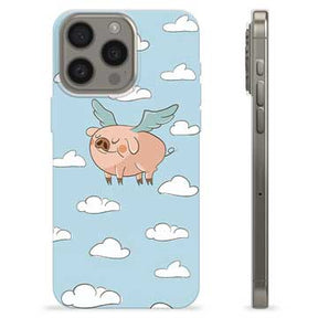 iPhone 15 Pro Max TPU Cover - Flyvende Gris