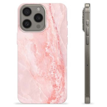 iPhone 15 Pro Max TPU Cover - Rose Marmor