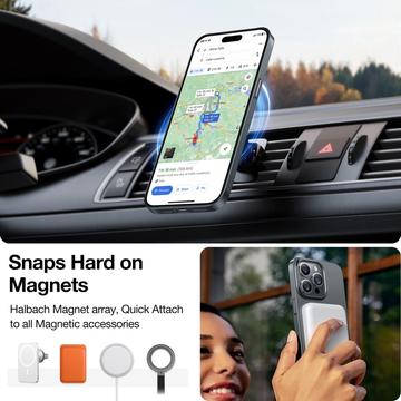 iPhone 15 Pro Max Torras OriginFit MagSafe Cover - Titaniumgrå