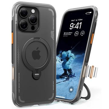 iPhone 15 Pro Max Torras Ostand Q3 Air MagSafe cover - Sort
