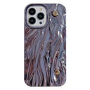 iPhone 15 Pro Max Rynket galvaniseret TPU Cover - Lilla