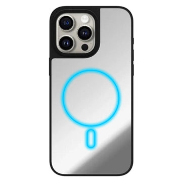 iPhone 15 Pro Spejl Cover - MagSafe-kompatibel - Sort
