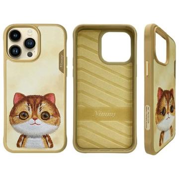 iPhone 15 Pro Nimmy Friends Big Eyed Pet 2.0 katte cover - Kaki