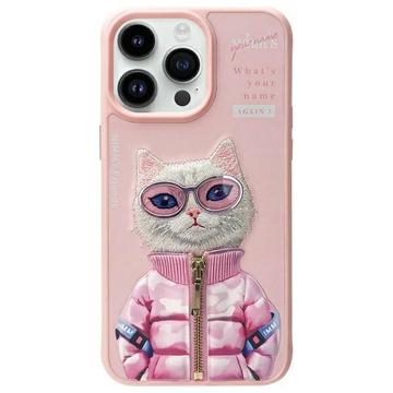 iPhone 15 Pro Nimmy Friends Cool&Cute 2.0 katte cover - Pink