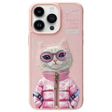 iPhone 15 Pro Nimmy Friends Cool&Cute 2.0 katte cover - Pink