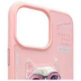 iPhone 15 Pro Nimmy Friends Cool&Cute 2.0 katte cover - Pink
