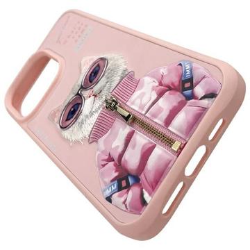 iPhone 15 Pro Nimmy Friends Cool&Cute 2.0 katte cover - Pink