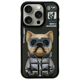 iPhone 15 Pro Nimmy Friends Cool&Cute 2.0 Hund Cover - Sort