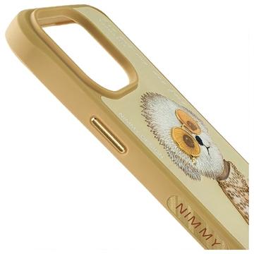 iPhone 15 Pro Nimmy Friends Glasses Cool Hund Cover - Kaki