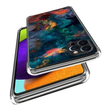 iPhone 15 Pro Stilfuld Ultra-Slim TPU Cover - Farverige Skyer